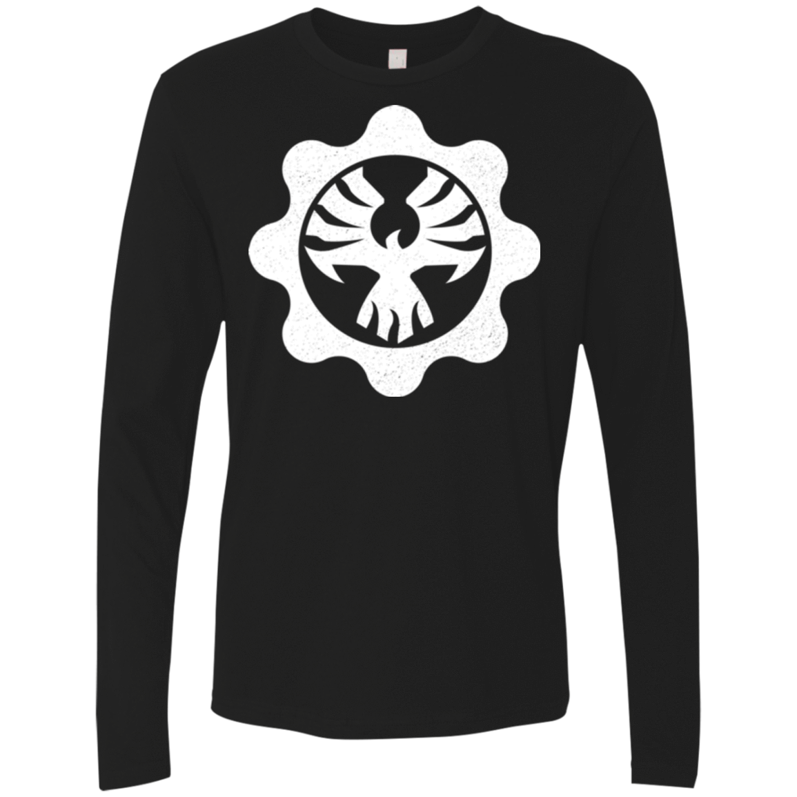 T-Shirts Black / Small Gears of War 4 Cog Emblem Men's Premium Long Sleeve