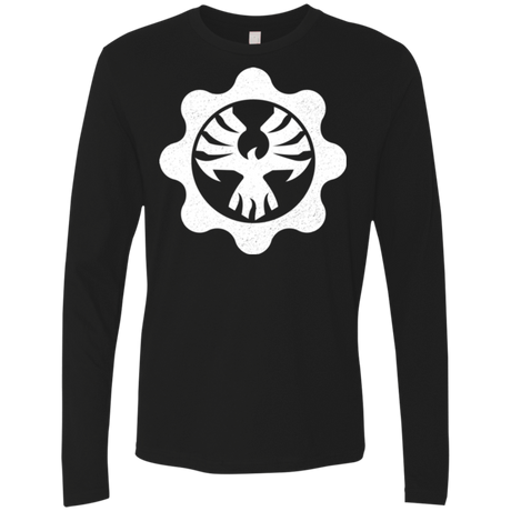 T-Shirts Black / Small Gears of War 4 Cog Emblem Men's Premium Long Sleeve