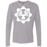T-Shirts Heather Grey / Small Gears of War 4 Cog Emblem Men's Premium Long Sleeve