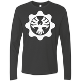 T-Shirts Heavy Metal / Small Gears of War 4 Cog Emblem Men's Premium Long Sleeve