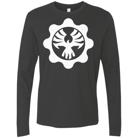 T-Shirts Heavy Metal / Small Gears of War 4 Cog Emblem Men's Premium Long Sleeve