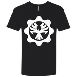 T-Shirts Black / X-Small Gears of War 4 Cog Emblem Men's Premium V-Neck