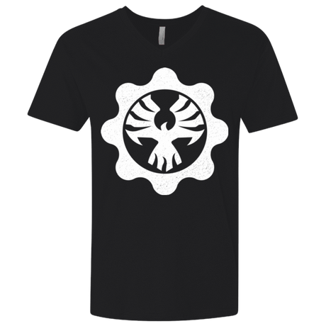 T-Shirts Black / X-Small Gears of War 4 Cog Emblem Men's Premium V-Neck
