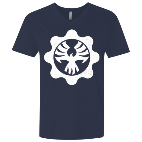 T-Shirts Midnight Navy / X-Small Gears of War 4 Cog Emblem Men's Premium V-Neck