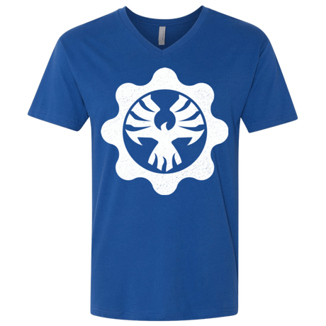 T-Shirts Royal / X-Small Gears of War 4 Cog Emblem Men's Premium V-Neck