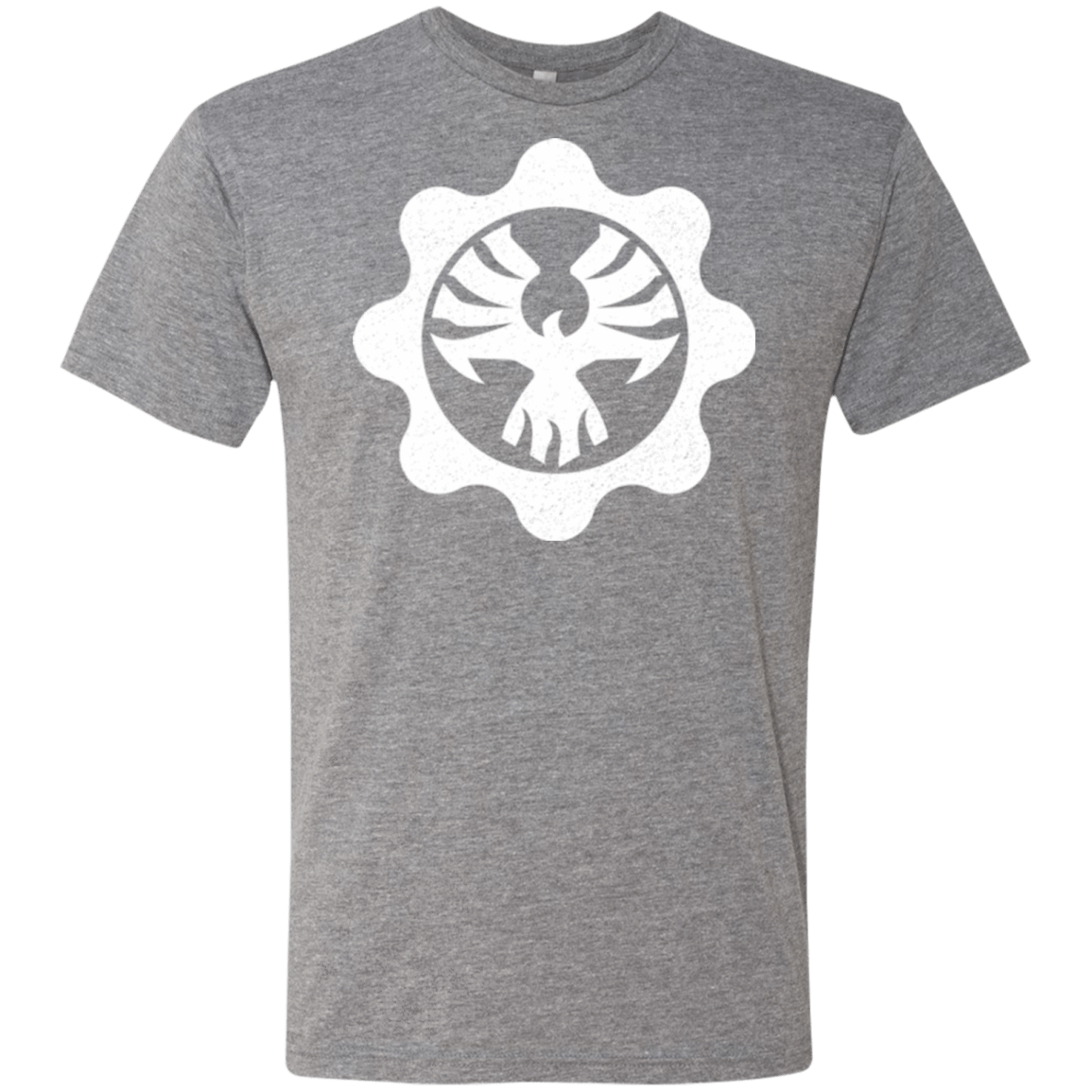 T-Shirts Premium Heather / Small Gears of War 4 Cog Emblem Men's Triblend T-Shirt