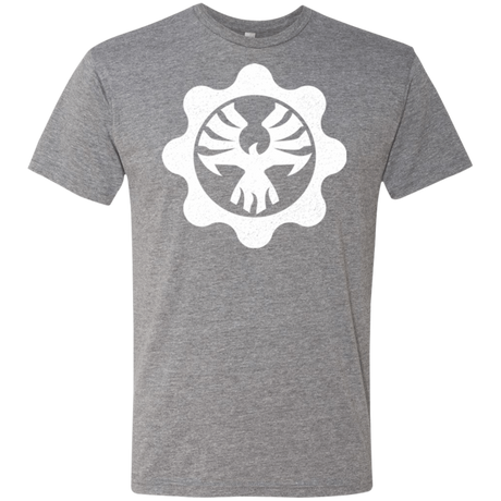 T-Shirts Premium Heather / Small Gears of War 4 Cog Emblem Men's Triblend T-Shirt