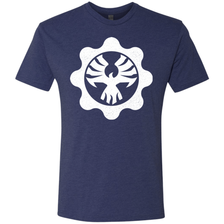 T-Shirts Vintage Navy / Small Gears of War 4 Cog Emblem Men's Triblend T-Shirt