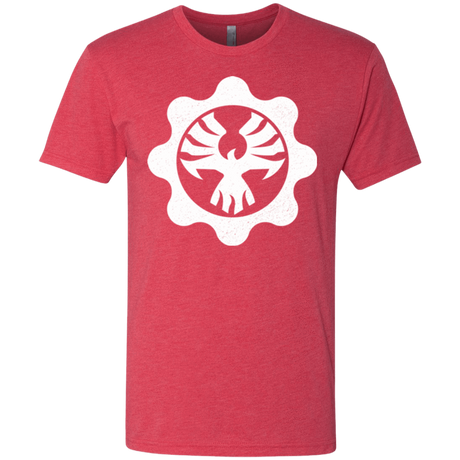 T-Shirts Vintage Red / Small Gears of War 4 Cog Emblem Men's Triblend T-Shirt