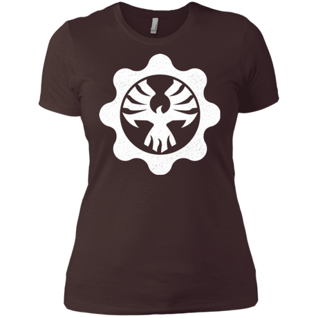 T-Shirts Dark Chocolate / X-Small Gears of War 4 Cog Emblem Women's Premium T-Shirt