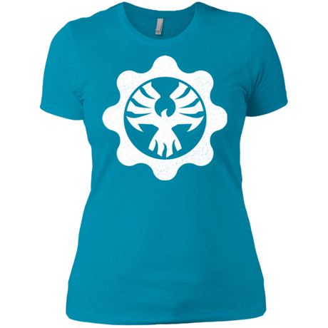 T-Shirts Turquoise / X-Small Gears of War 4 Cog Emblem Women's Premium T-Shirt