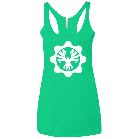 T-Shirts Envy / X-Small Gears of War 4 Cog Emblem Women's Triblend Racerback Tank