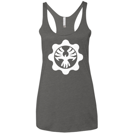 T-Shirts Premium Heather / X-Small Gears of War 4 Cog Emblem Women's Triblend Racerback Tank