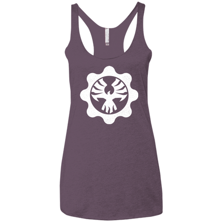 T-Shirts Vintage Purple / X-Small Gears of War 4 Cog Emblem Women's Triblend Racerback Tank