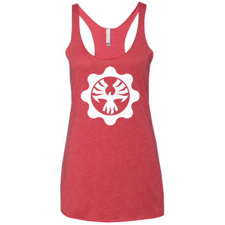 T-Shirts Vintage Red / X-Small Gears of War 4 Cog Emblem Women's Triblend Racerback Tank