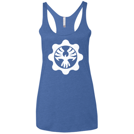 T-Shirts Vintage Royal / X-Small Gears of War 4 Cog Emblem Women's Triblend Racerback Tank