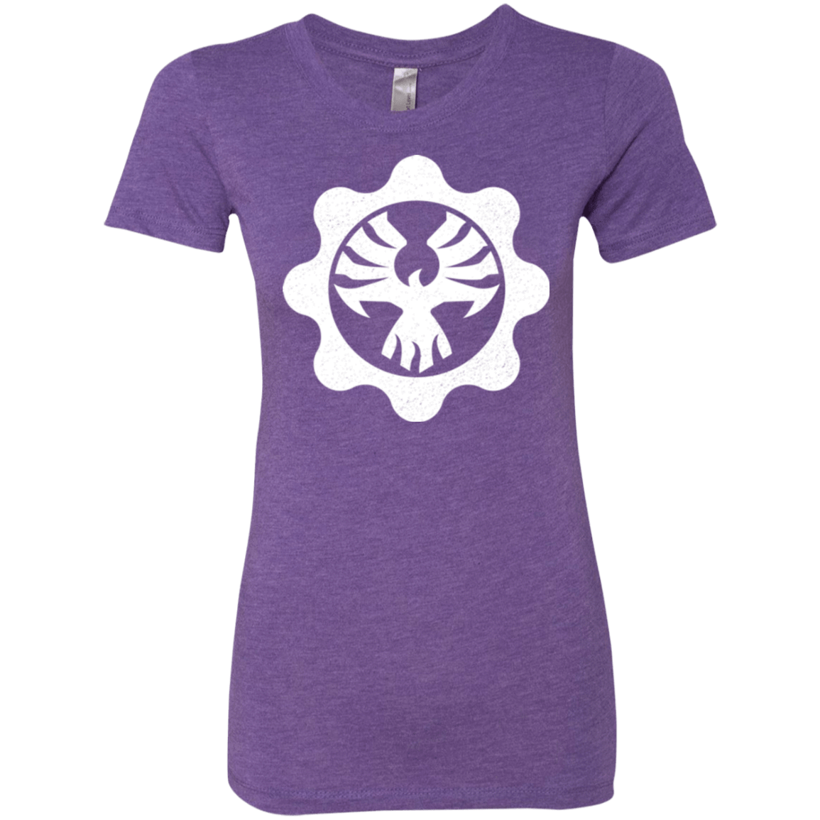 T-Shirts Purple Rush / Small Gears of War 4 Cog Emblem Women's Triblend T-Shirt