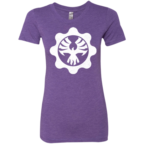 T-Shirts Purple Rush / Small Gears of War 4 Cog Emblem Women's Triblend T-Shirt