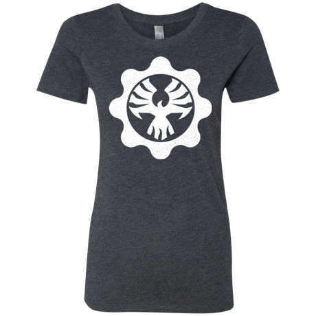 T-Shirts Vintage Navy / Small Gears of War 4 Cog Emblem Women's Triblend T-Shirt