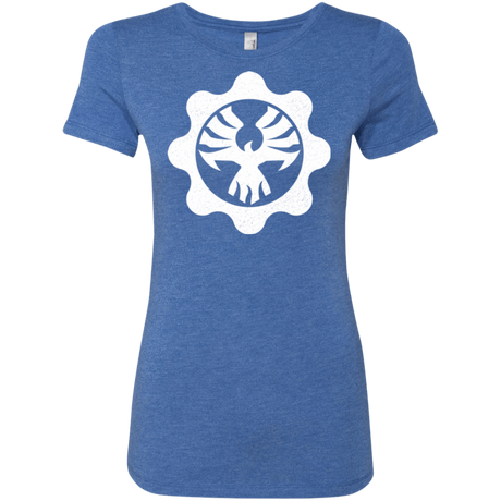 T-Shirts Vintage Royal / Small Gears of War 4 Cog Emblem Women's Triblend T-Shirt