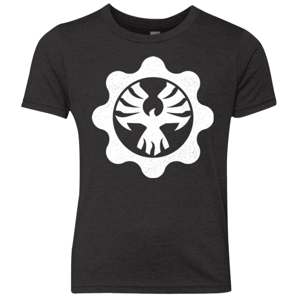 T-Shirts Vintage Black / YXS Gears of War 4 Cog Emblem Youth Triblend T-Shirt