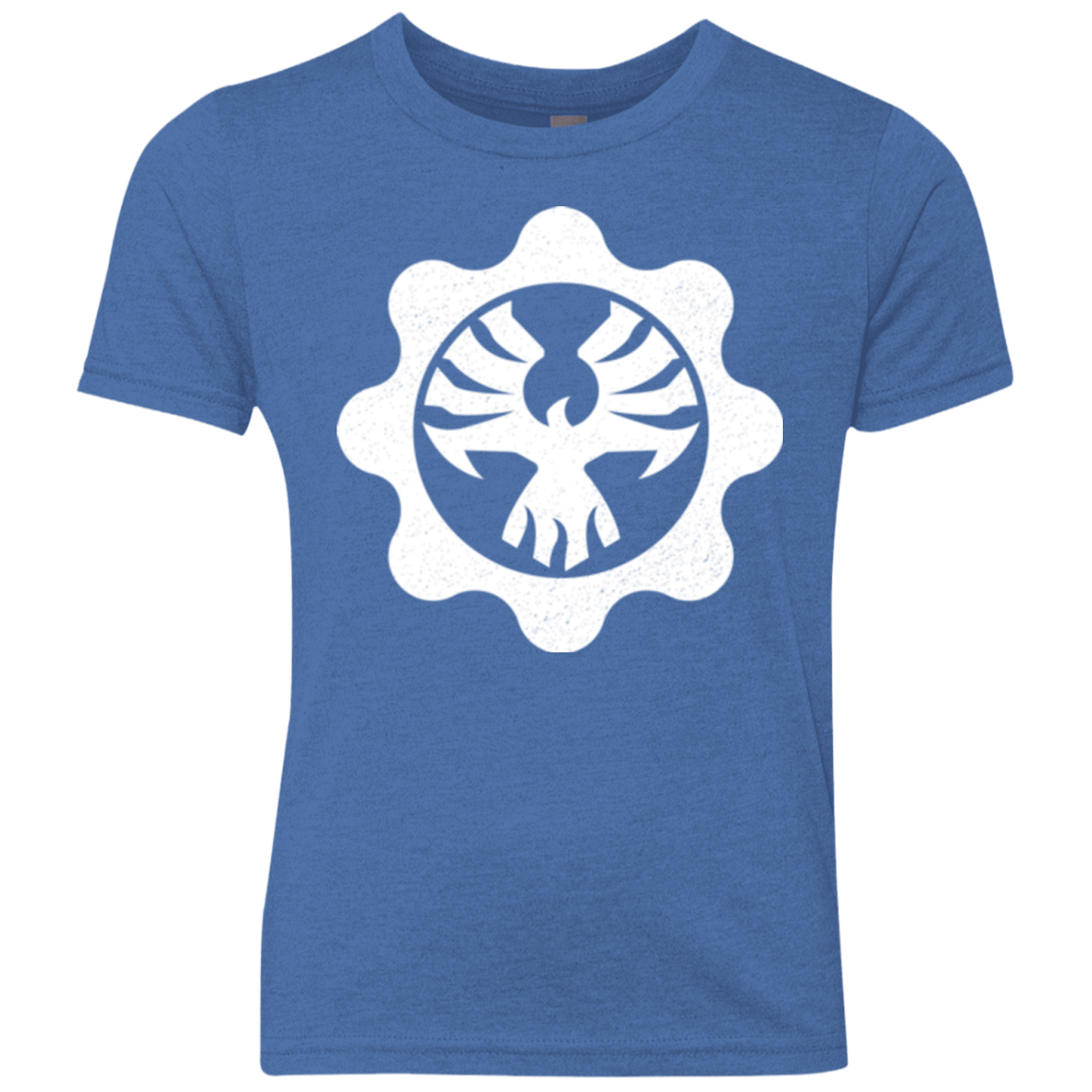 T-Shirts Vintage Royal / YXS Gears of War 4 Cog Emblem Youth Triblend T-Shirt