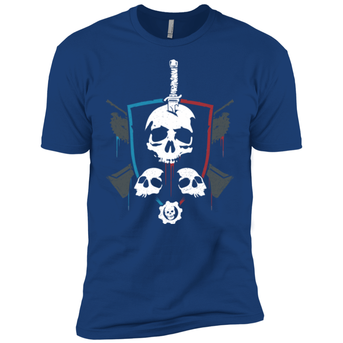 T-Shirts Royal / YXS Gears of War 4 Crest Boys Premium T-Shirt