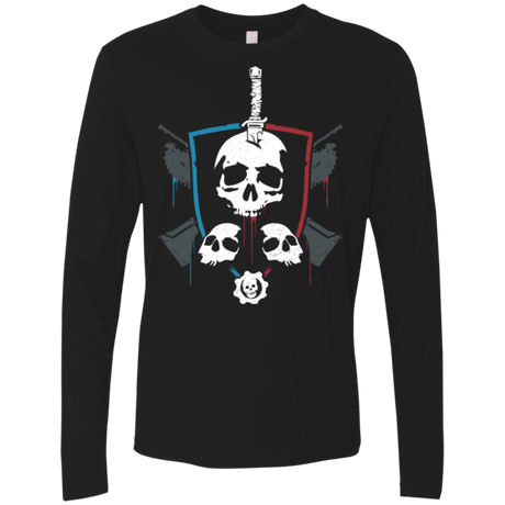 T-Shirts Black / Small Gears of War 4 Crest Men's Premium Long Sleeve