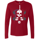 T-Shirts Cardinal / Small Gears of War 4 Crest Men's Premium Long Sleeve