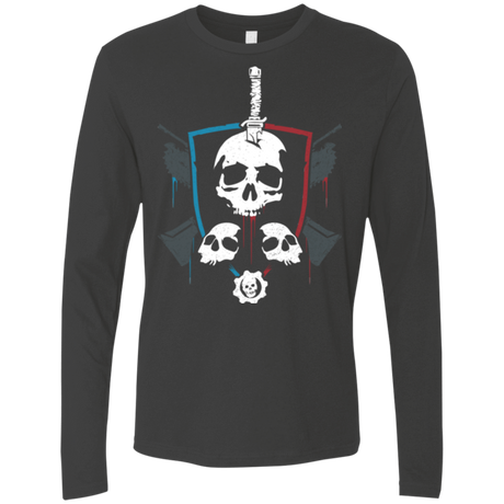 T-Shirts Heavy Metal / Small Gears of War 4 Crest Men's Premium Long Sleeve