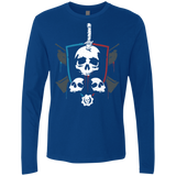 T-Shirts Royal / Small Gears of War 4 Crest Men's Premium Long Sleeve