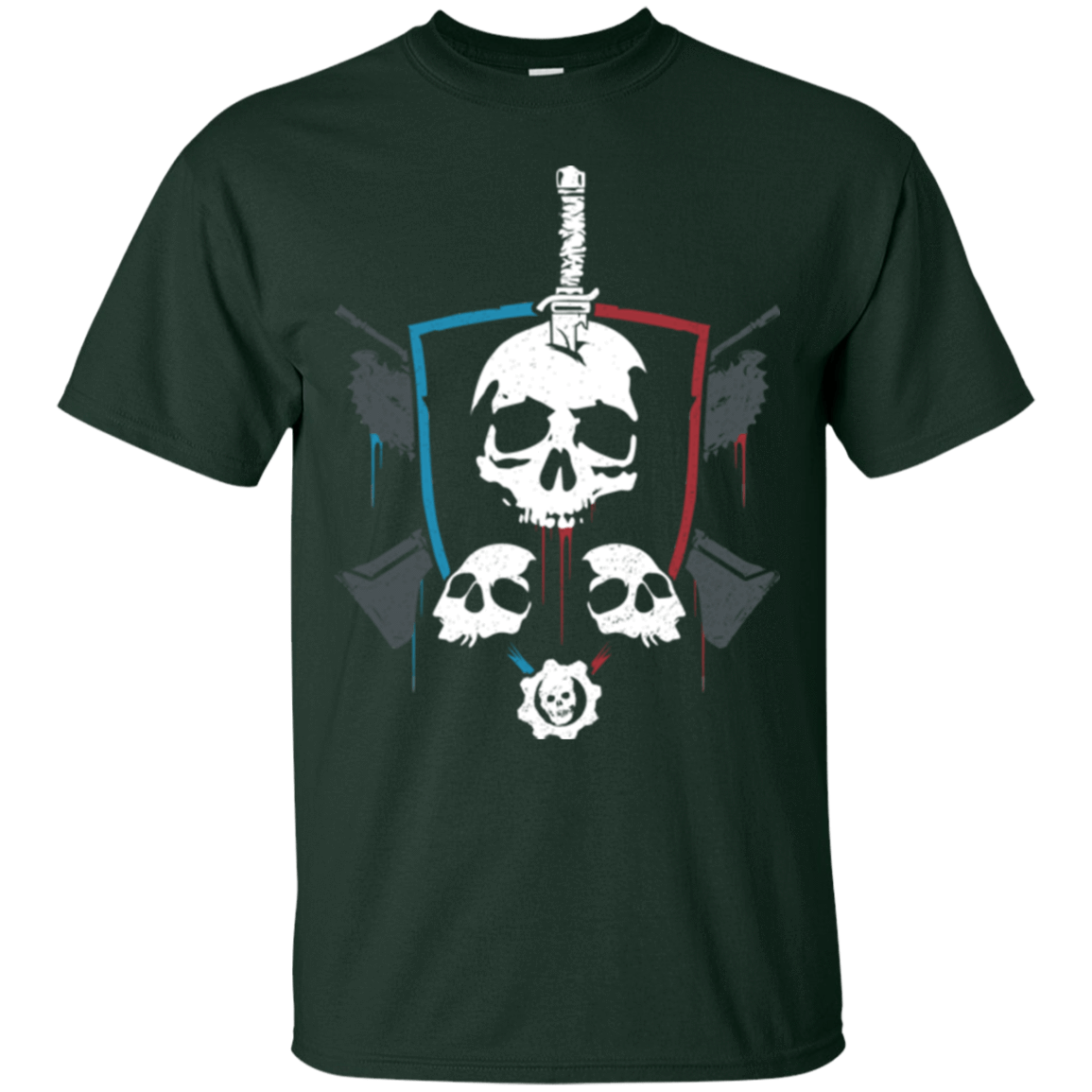 T-Shirts Forest Green / Small Gears of War 4 Crest T-Shirt