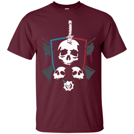 T-Shirts Maroon / Small Gears of War 4 Crest T-Shirt