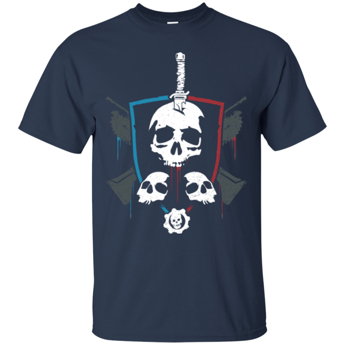 T-Shirts Navy / Small Gears of War 4 Crest T-Shirt