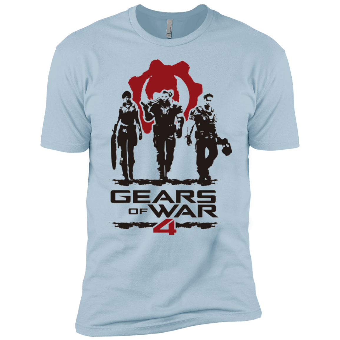 T-Shirts Light Blue / YXS Gears Of War 4 White Boys Premium T-Shirt