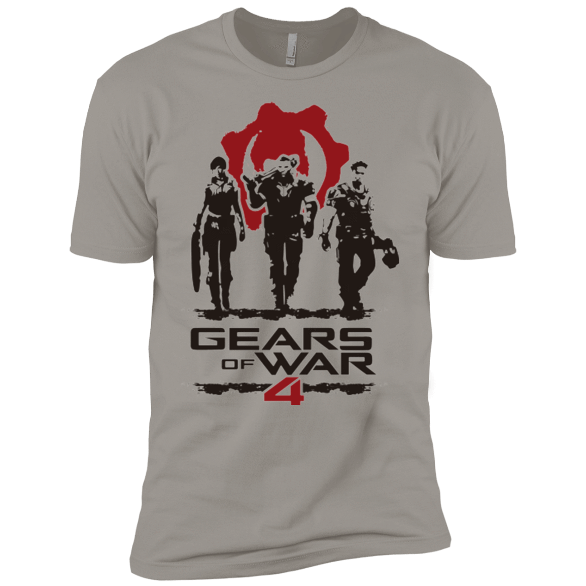 T-Shirts Light Grey / YXS Gears Of War 4 White Boys Premium T-Shirt