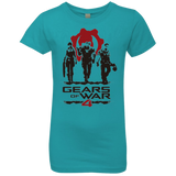 T-Shirts Tahiti Blue / YXS Gears Of War 4 White Girls Premium T-Shirt