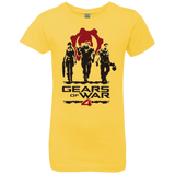 T-Shirts Vibrant Yellow / YXS Gears Of War 4 White Girls Premium T-Shirt