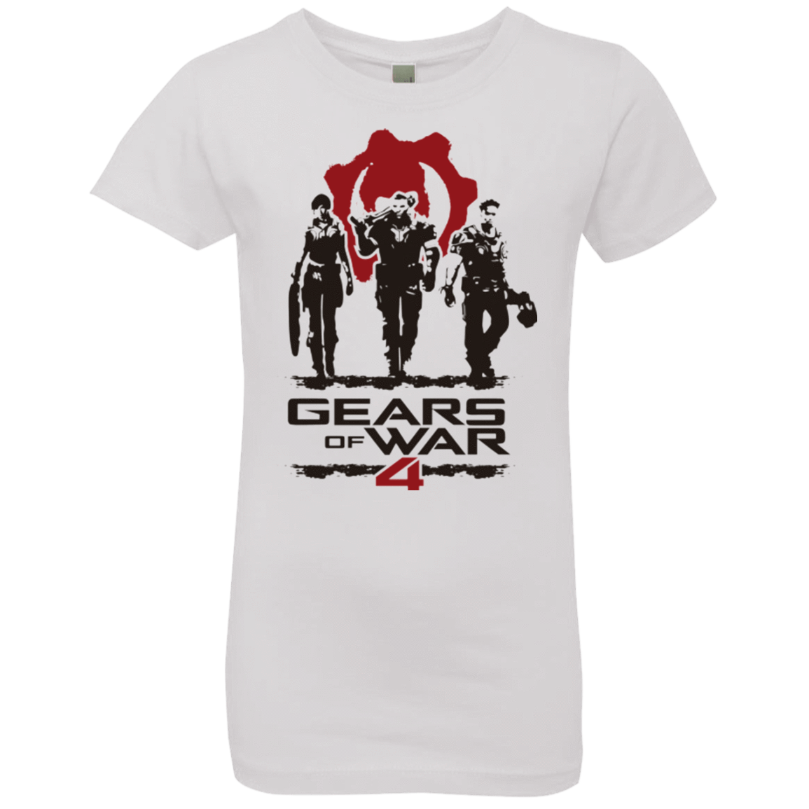 T-Shirts White / YXS Gears Of War 4 White Girls Premium T-Shirt