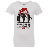 T-Shirts White / YXS Gears Of War 4 White Girls Premium T-Shirt