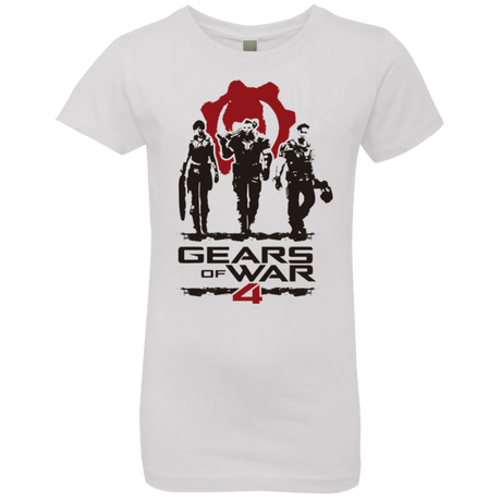 T-Shirts White / YXS Gears Of War 4 White Girls Premium T-Shirt