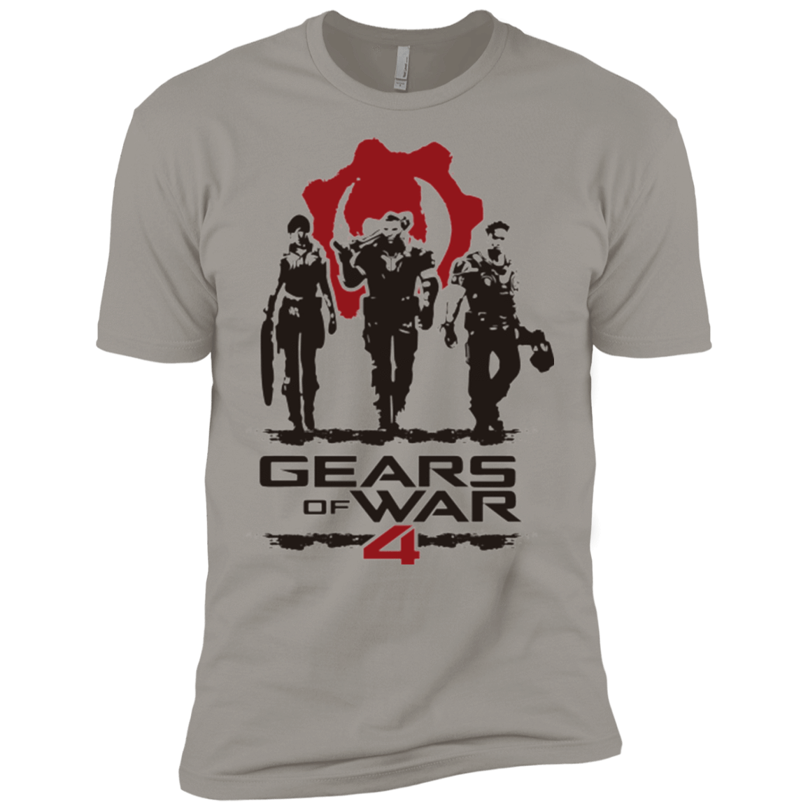 T-Shirts Light Grey / X-Small Gears Of War 4 White Men's Premium T-Shirt