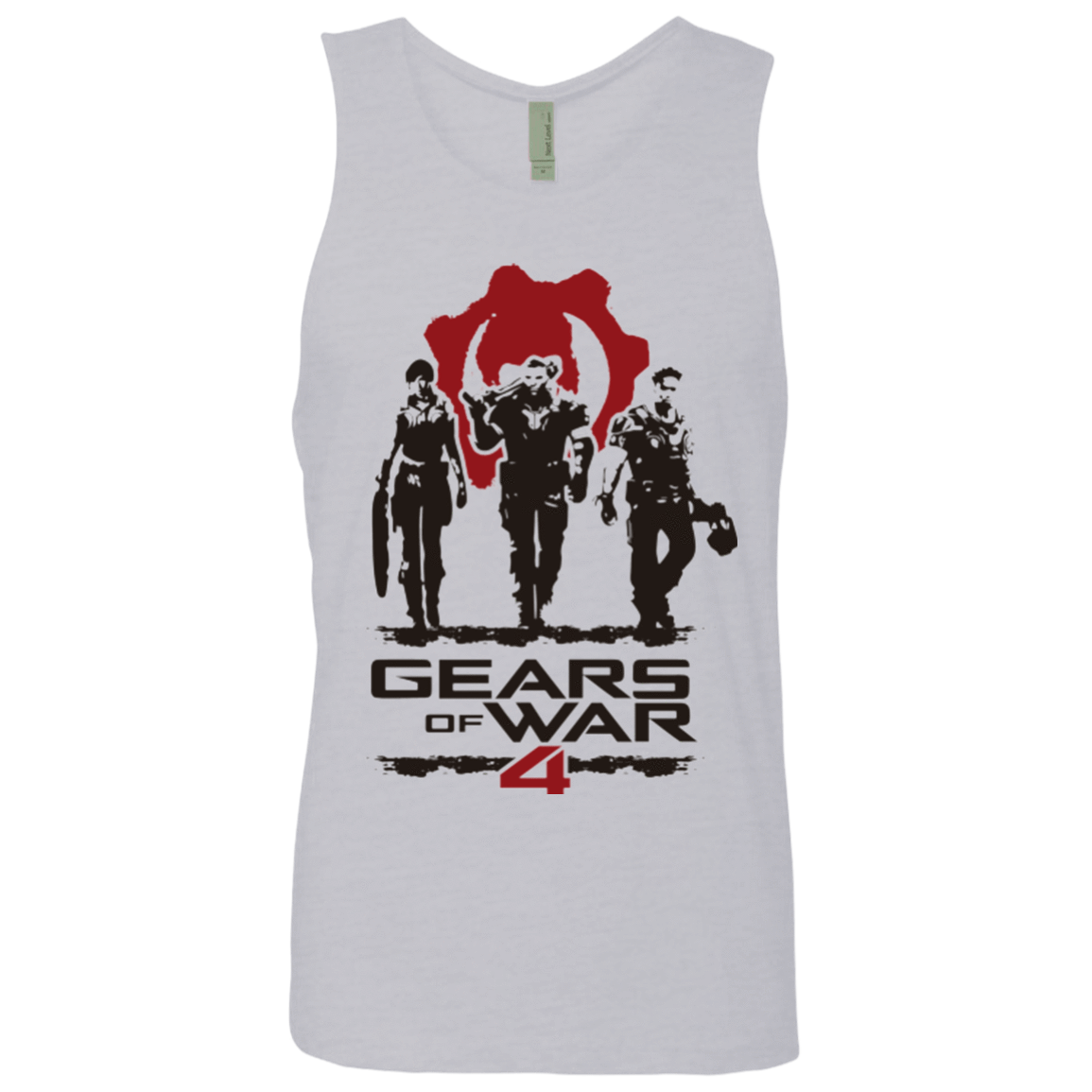 T-Shirts Heather Grey / Small Gears Of War 4 White Men's Premium Tank Top