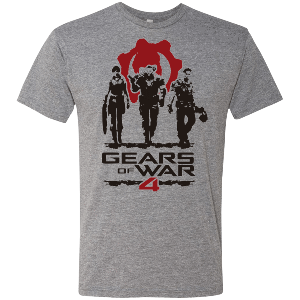 T-Shirts Premium Heather / Small Gears Of War 4 White Men's Triblend T-Shirt