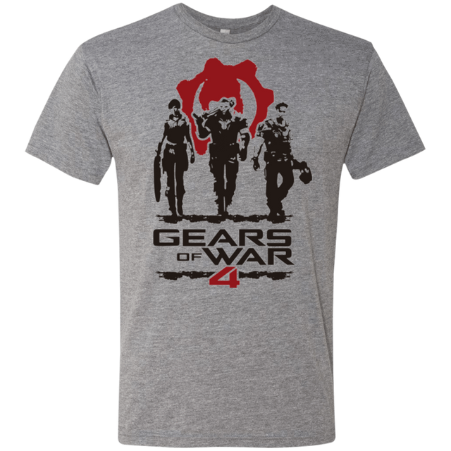 T-Shirts Premium Heather / Small Gears Of War 4 White Men's Triblend T-Shirt