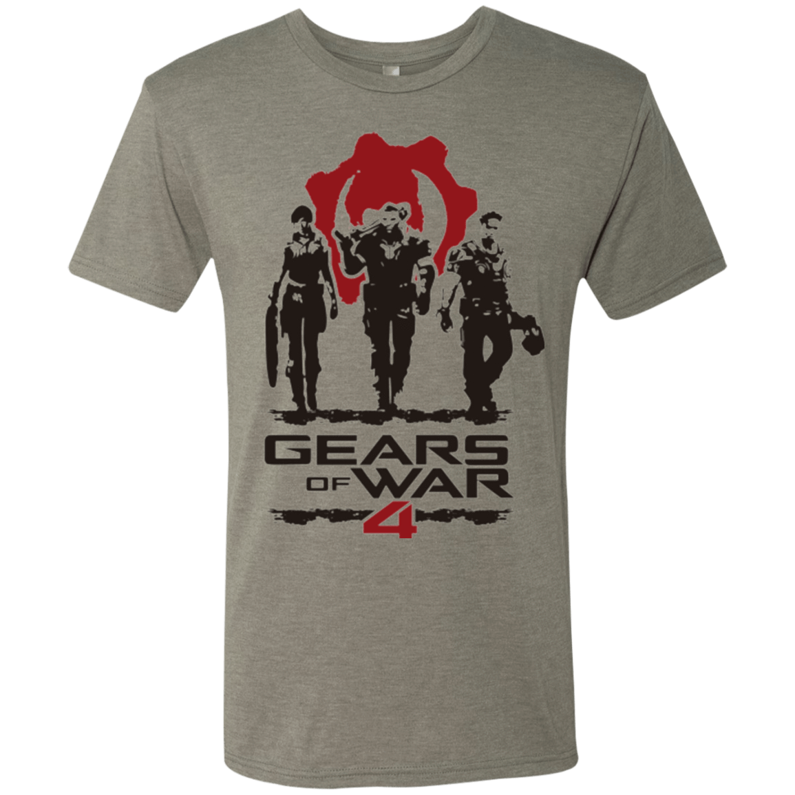 T-Shirts Venetian Grey / Small Gears Of War 4 White Men's Triblend T-Shirt