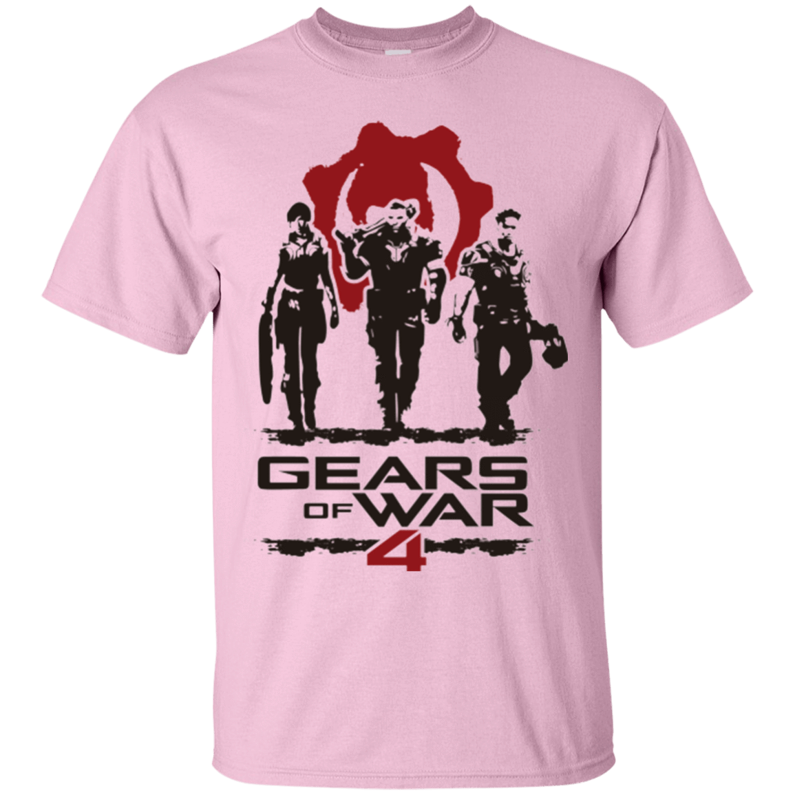 T-Shirts Light Pink / Small Gears Of War 4 White T-Shirt
