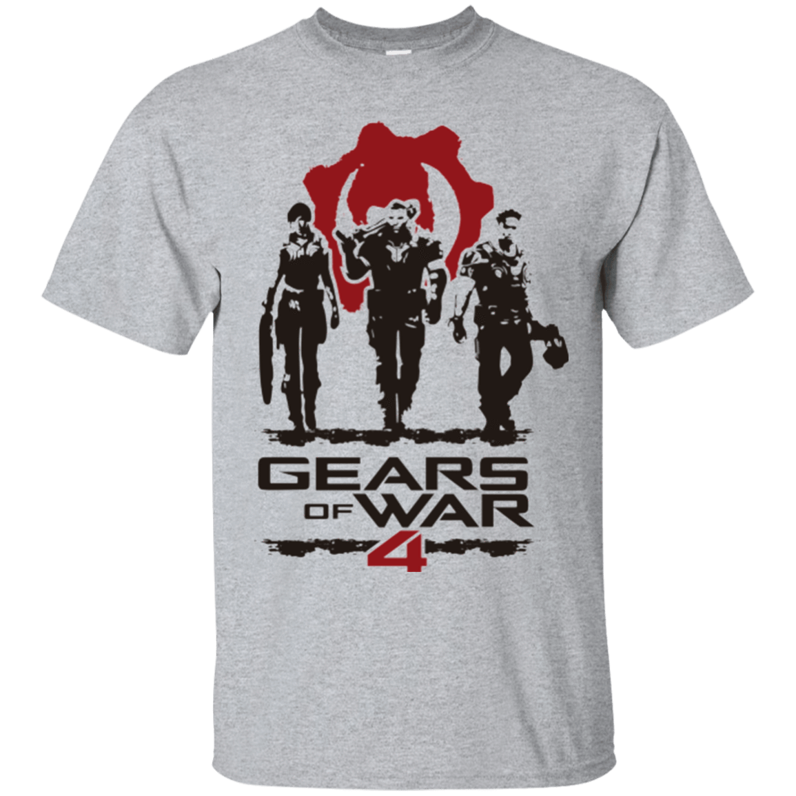 T-Shirts Sport Grey / Small Gears Of War 4 White T-Shirt