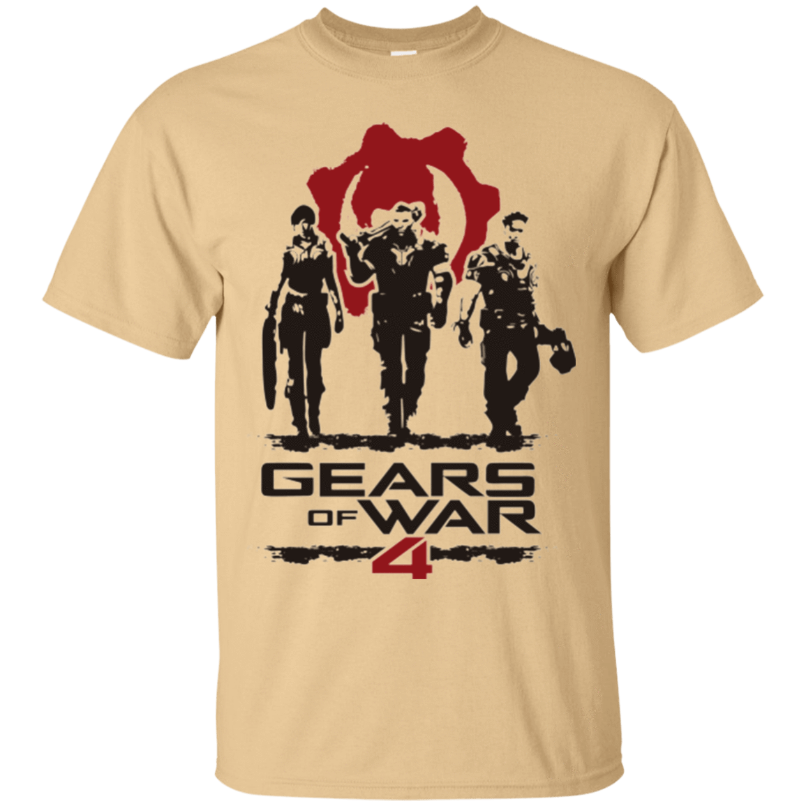 T-Shirts Vegas Gold / Small Gears Of War 4 White T-Shirt