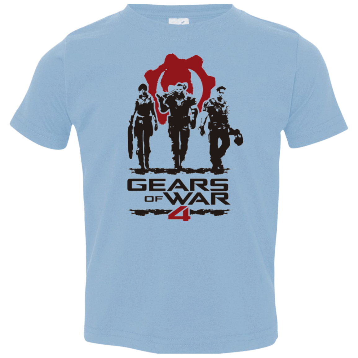 T-Shirts Light Blue / 2T Gears Of War 4 White Toddler Premium T-Shirt